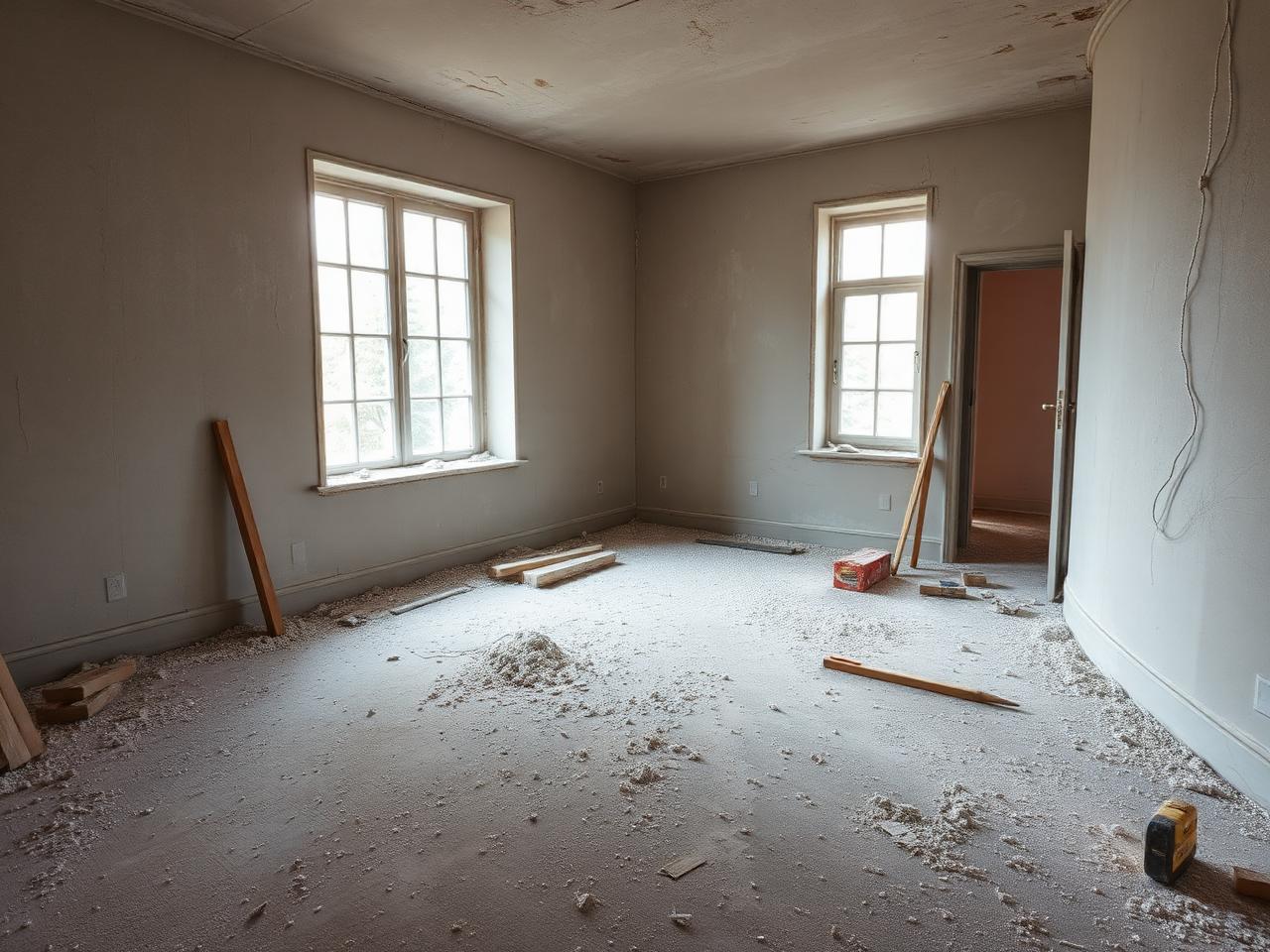 Post-Construction Clean before